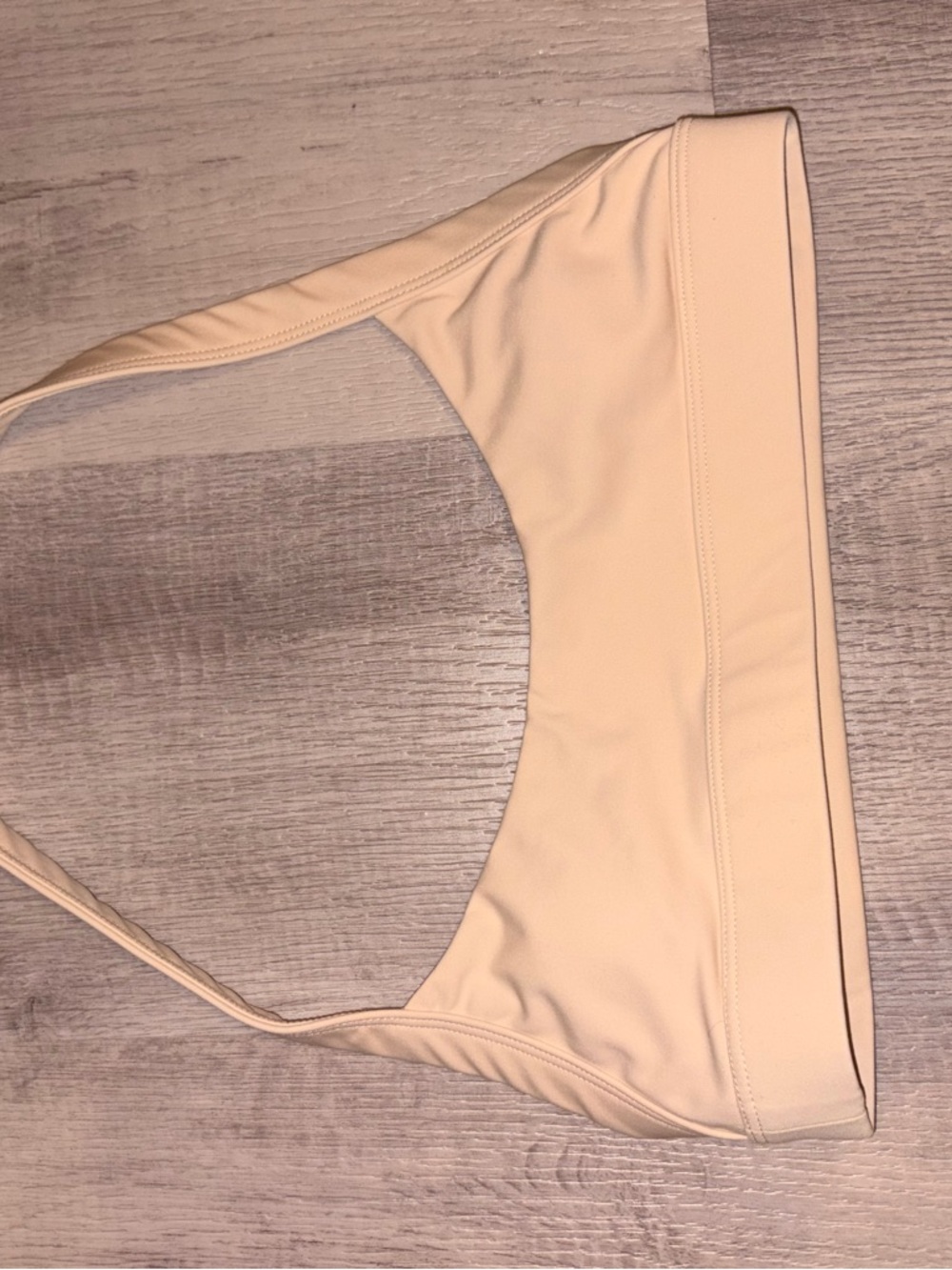 Emanh Athletics Halter Sports Bra in Sand Dollar (Tan) - Picture 3 of 5